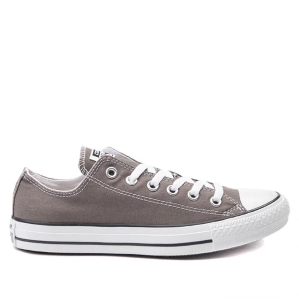 Converse Charcoal Gray Chuck Taylor All Star Classic Low Top Canvas Sneakers 6